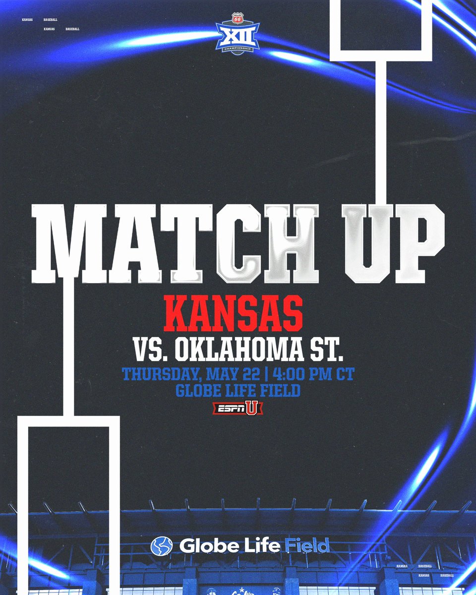 Matchup is set. 

#RockChalk