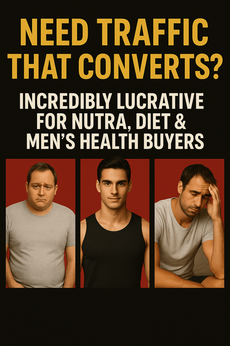 🔥 Scaling Nutra, Diet, or Men’s Health?

We just unlocked exclusive CPM traffic from real USA-based paying members (ages 30–50+).

No bots. No BS. Just backend flow.
📱 Mobile + Desktop
🖼️ Banner + Native
🇺🇸 100% USA

DM <a href="/VrumeAds/">Vrume - We Drive Traffic And Sales! 🚀🚀🚀</a> to tap in.
#AffiliateMarketing #NutraTraffic