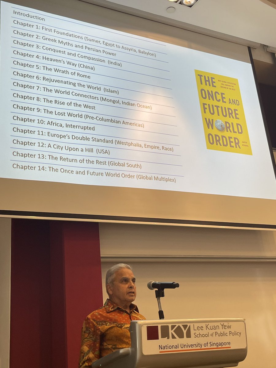 Amitav Acharya (@amitavacharya) on Twitter photo "THE ONCE AND FUTURE WORLD ORDERā BOOK TALK HIGHLIGHTS A FUTURE WITH MULTIPOLAR GLOBAL ORDER" with <a href="/mahbubani_k/">Kishore Mahbubani</a> <a href="/LKYSch/">Lee Kuan Yew School of Public Policy</a>
<a href="/CAG_LKYSPP/">Centre on Asia and Globalisation</a>
indiplomacy.com/2025/05/05/the⦠"THE ONCE AND FUTURE WORLD ORDERā BOOK TALK HIGHLIGHTS A FUTURE WITH MULTIPOLAR GLOBAL ORDER" with <a href="/mahbubani_k/">Kishore Mahbubani</a> <a href="/LKYSch/">Lee Kuan Yew School of Public Policy</a>
<a href="/CAG_LKYSPP/">Centre on Asia and Globalisation</a>
indiplomacy.com/2025/05/05/theā¦
