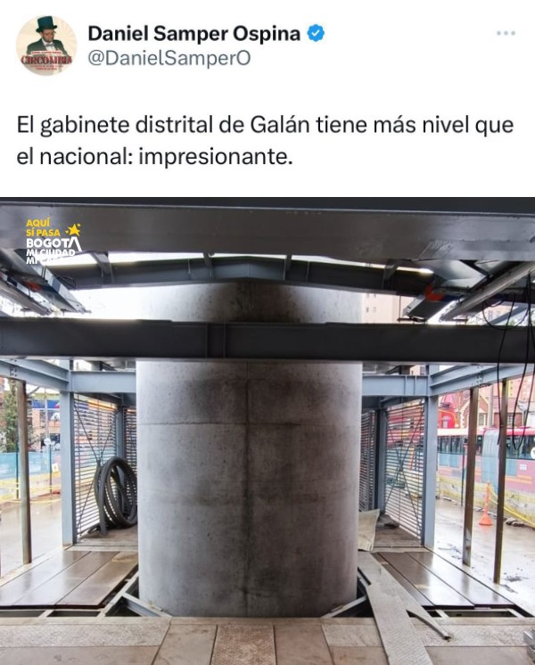 Menos mal la alcaldía de Carlos Galán es la más técnica de la galaxia. 🤡🤌🏻