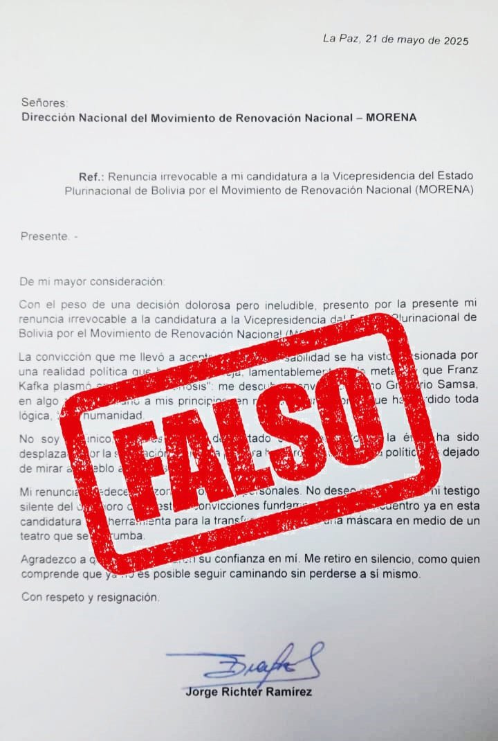 Morena Bolivia tweet media