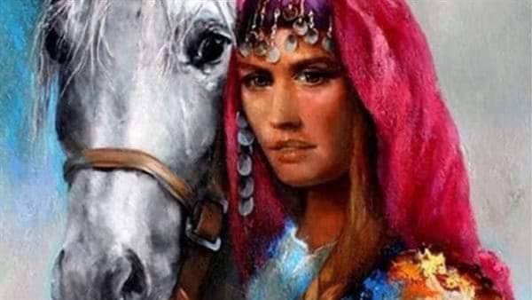 1il5i's tweet photo. يحكى أنه فى بوادي الحجاز مابين مكة والمدينة المنورة كانت تعيش بطون من قبيلة كندة وسيدها جابر ابن الضحاك، وكانت له ابنه تسمى المياسة

. كانت آية في الجمال والبهاء وصفها الرواة بأنها ذات "قد معتدل بخد أسيل وطرف كحيل وردف ثقيل وعنق طويل وقامة كأنها ميل" وقالوا أنها كانت "ذكية المعاطر مقبقبة الخواطر، إن أقبلت خيلت وإن أدبرت فتنت'، وقد ذاع جمالها واشتهر اسمها بين قبائل العرب، فلما بلغت مبلغ الزواج تقدم ساداتهم واشرافهم وملوكهم لخطبتها،

 ولكنها رفضتهم جميعا، وأقسمت 'بذمة العرب وشهر رجب والرب إذا طلب غلب' ما يتزوجها ويملك عنانها إلا من يهزمها في المبارزة وميدان الحرب وموقف الطعن والضرب.
