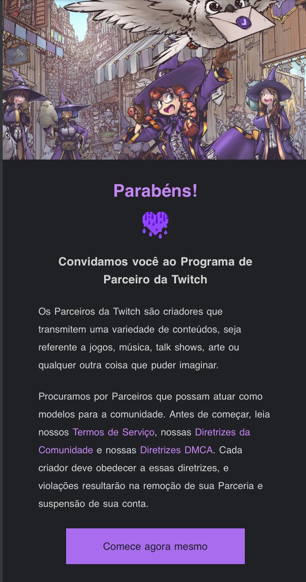 finalmente o parceiro da <a href="/TwitchBR/">TwitchBR</a> veio, conseguimossss meu time 🥹❤️

só agradecer por todo apoio de vcs e pela torcida positiva nas tentativas ❤️
