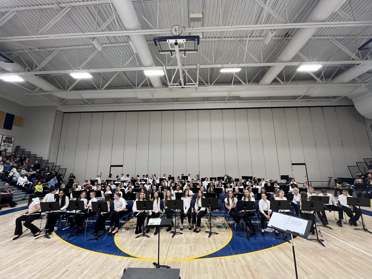 What an incredible night of music!
Our 5th &amp; 6th Grade Bands gave an amazing performance this evening.
A huge congratulations to our Band Booster Scholarship winner as well! We’re so thankful for our amazing boosters for helping support our students.