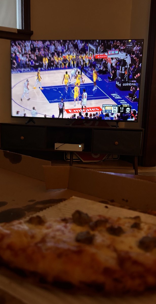 Nothing quite like taking a big 12” Dom and watching my Pacers!