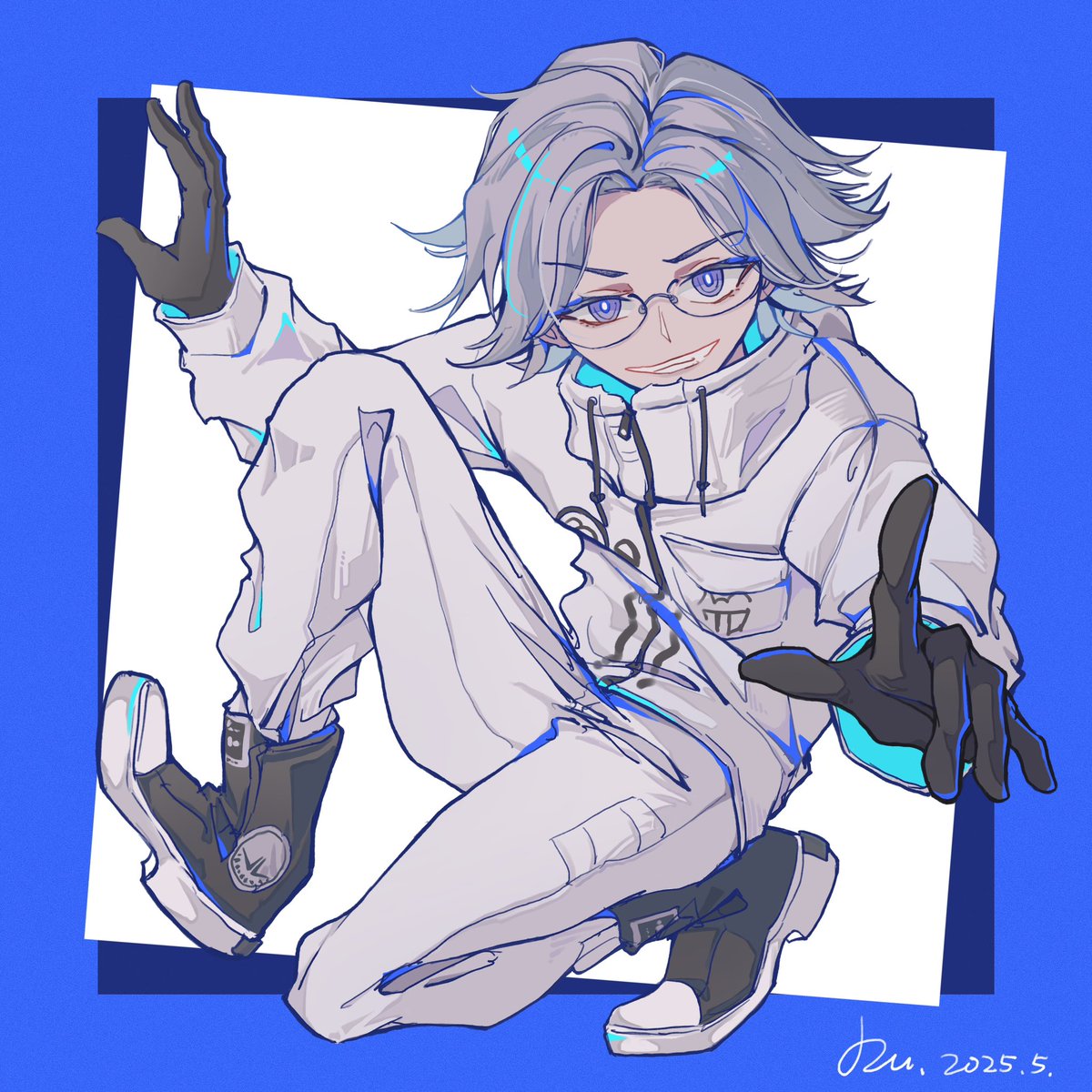 DU_DA_LA's tweet image. #ハンドラ #hndr_FA 
とりあえず描いてみた...！蒼月さん...😋

看散老师实况偶遇魅力男鬼，拼尽全力无法战胜🏳️