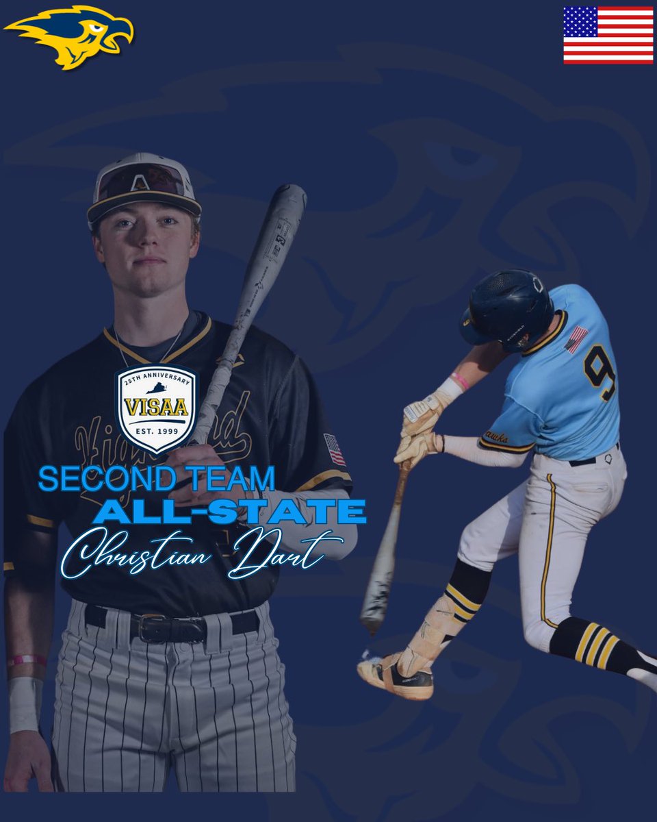 Highland⚾Baseball (@highland_bsbl) on Twitter photo ⚾️<a href="/VISAABaseball/">VISAA Baseball</a> 2nd Team All-State⚾️
Congrats <a href="/dart_christian/">Christian Dart</a> !💙💛🩵
<a href="/RoanokeBaseball/">Roanoke College Baseball</a> <a href="/PrepBaseballVA/">Prep Baseball Virginia/DC</a>
<a href="/GO_VISAA/">VISAA</a> #2025statechamps ⚾️<a href="/VISAABaseball/">VISAA Baseball</a> 2nd Team All-State⚾️
Congrats <a href="/dart_christian/">Christian Dart</a> !💙💛🩵
<a href="/RoanokeBaseball/">Roanoke College Baseball</a> <a href="/PrepBaseballVA/">Prep Baseball Virginia/DC</a>
<a href="/GO_VISAA/">VISAA</a> #2025statechamps