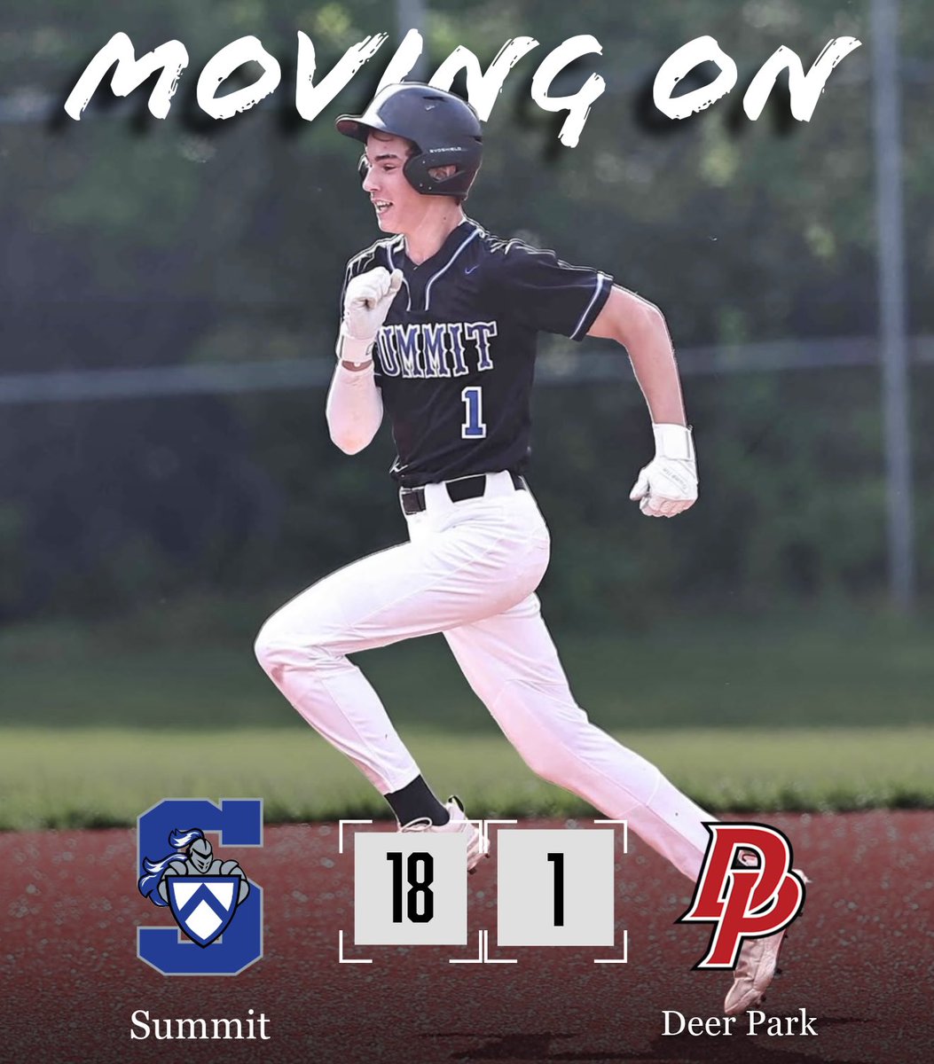 Summit Athletics (@scdathletics) on Twitter photo ๐๐๐๐๐๐ ๐๐๐๐๐๐๐๐โพ๏ธ
Top-seeded Summit advances in the postseason with a win over Deer Park!
Theyโll take on the winner of Purcell Marian and Felicity-Franklin next Wednesday at the Summit Athletic Complex.
<a href="/SummitBaseball2/">Summit Baseball 2024-25</a> | #GoKnightsโ๏ธ ๐๐๐๐๐๐ ๐๐๐๐๐๐๐๐โพ๏ธ
Top-seeded Summit advances in the postseason with a win over Deer Park!
Theyโll take on the winner of Purcell Marian and Felicity-Franklin next Wednesday at the Summit Athletic Complex.
<a href="/SummitBaseball2/">Summit Baseball 2024-25</a> | #GoKnightsโ๏ธ