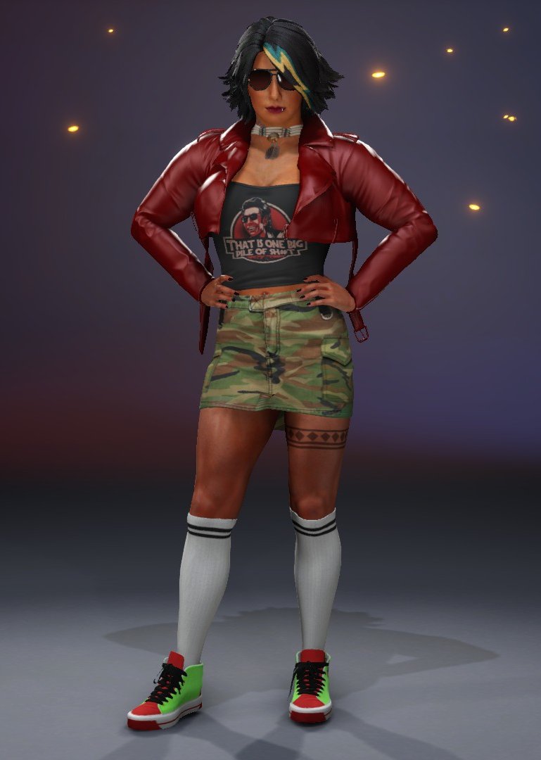 Codie Hale (@codiehale_vwn) on Twitter photo Spent today fixing up Codie's hair and getting her back up on CC for anyone on PC and last gen! Repping new merch made by <a href="/SWWSilveria/">Shannon Silveria</a> on the entrance gear and Jurassic Park on the casual gear cause I'm a nerd! Tags: VWNSWW, CyberpunkCodieHale, WomensWrestling #WWE2K25 Spent today fixing up Codie's hair and getting her back up on CC for anyone on PC and last gen! Repping new merch made by <a href="/SWWSilveria/">Shannon Silveria</a> on the entrance gear and Jurassic Park on the casual gear cause I'm a nerd! Tags: VWNSWW, CyberpunkCodieHale, WomensWrestling #WWE2K25
