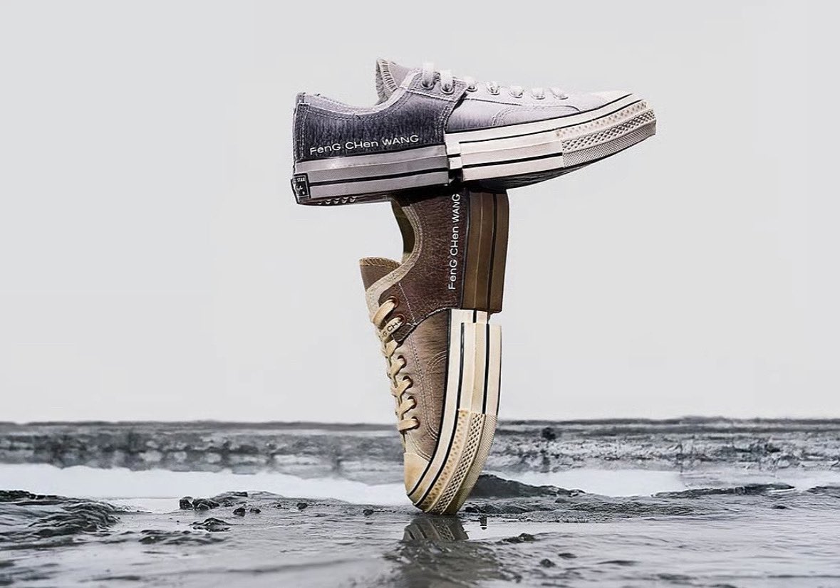 The Converse x Feng Chen Wang 2 in 1 Chuck 70 is available now in both colorways at BAIT -  baitme.com/footwear