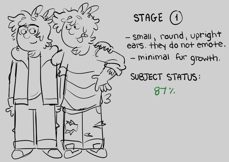 goldsixer's tweet photo. THE LIFE STAGES OF A LAB RABBIT:
A DOCUMENTED SCIENTIFIC PROCESS BY DR. ███ ██████. (1/2)

#lagomorphfalls #bunnyford #bunnystan #gravityfallsau https://t.co/NnZYHhVZhc