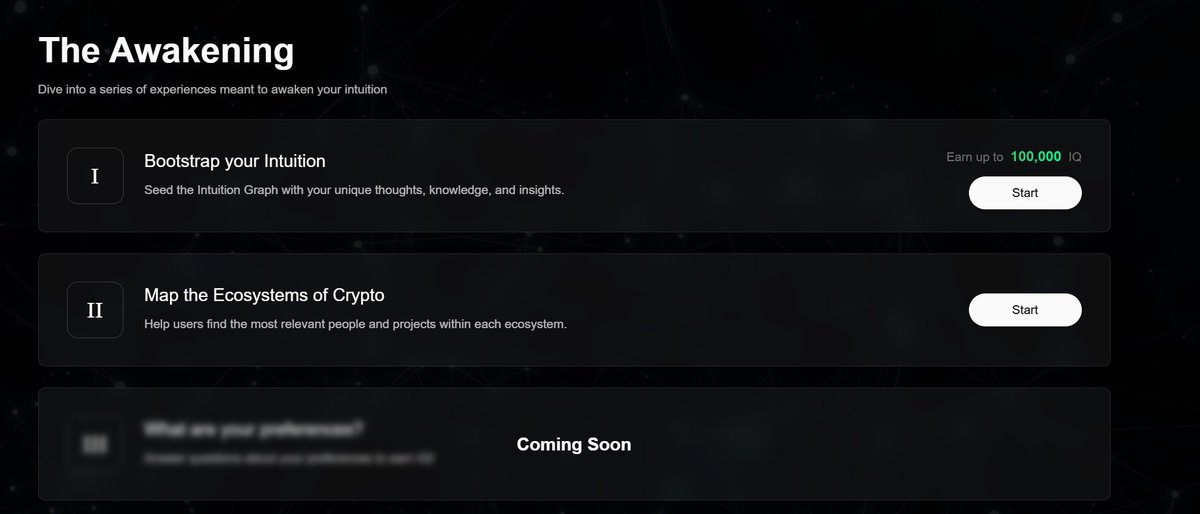 0xjayn3's tweet image. Do this asap time sensitive!

Complete quest on @0xIntuition and Claim 100,000 IQ 

🪭Visit:
launchpad.intuition.systems/dashboard

&amp;gt;Connect Evm Wallet 
&amp;gt;Click on "quest” 
&amp;gt;Answer Quiz
&amp;gt;For each answer you are to stake  0.0003base mainnet
Done

The native token of intuition might be launching…