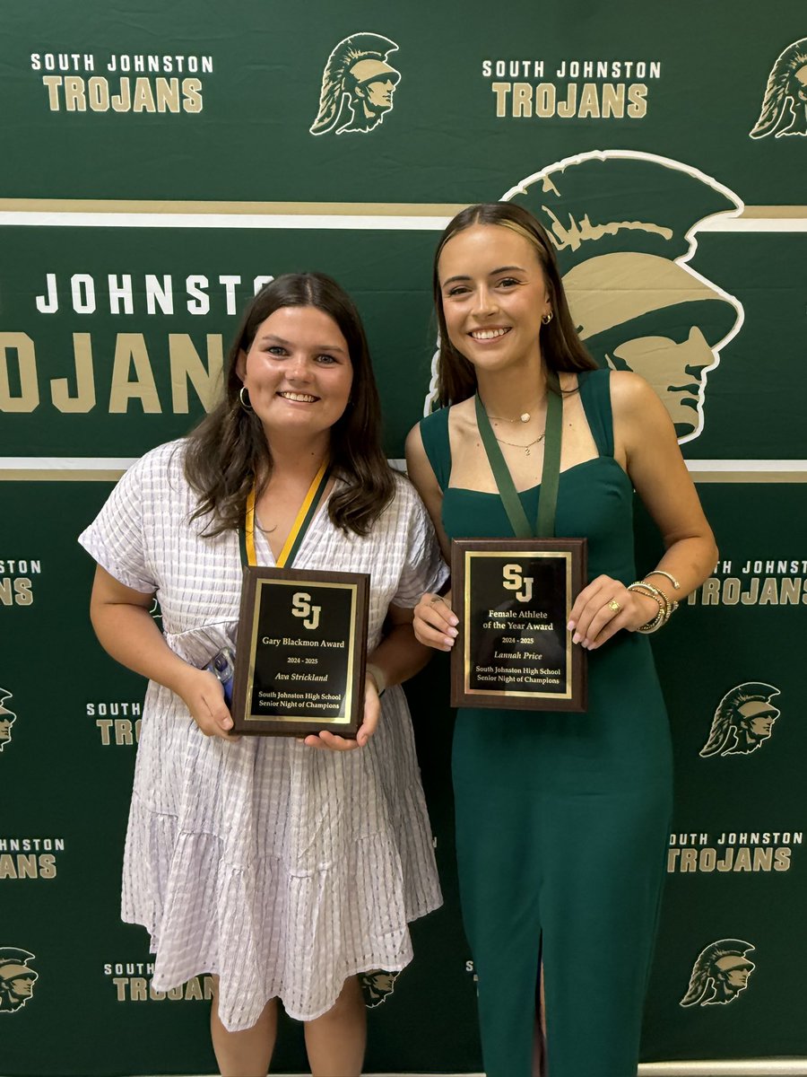 Team NC Penny (@teamncpenny) on Twitter photo Tonight at the SJHS Sr Night of Champions, 2 of our girls were recognized. <a href="/AvaStri91717898/">Ava Strickland</a> was awarded the Gary Blackmon award given for Pride, Sportsmanship, and Character. <a href="/LannahPrice/">Lannah Price</a> was named Female Athlete of the Year! Congrats ladies!!
ππ₯π₯
<a href="/TeamNCSoftball/">Team North Carolina Softball</a> Tonight at the SJHS Sr Night of Champions, 2 of our girls were recognized. <a href="/AvaStri91717898/">Ava Strickland</a> was awarded the Gary Blackmon award given for Pride, Sportsmanship, and Character. <a href="/LannahPrice/">Lannah Price</a> was named Female Athlete of the Year! Congrats ladies!!
ππ₯π₯
<a href="/TeamNCSoftball/">Team North Carolina Softball</a>