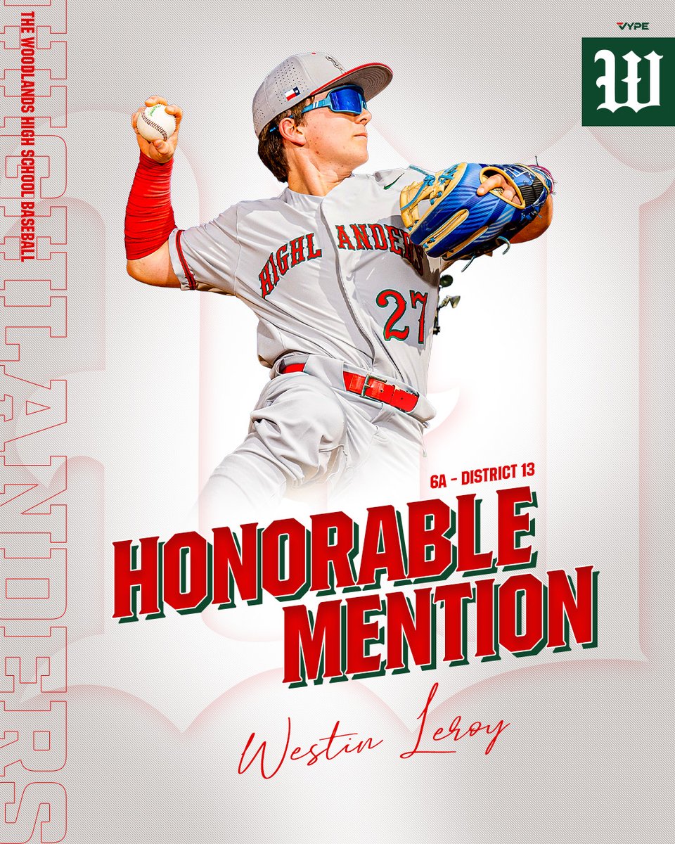 Congrats to <a href="/WestinLeroy/">Westin LeRoy</a>   | <a href="/twhsbaseball/">twhsbaseball</a>