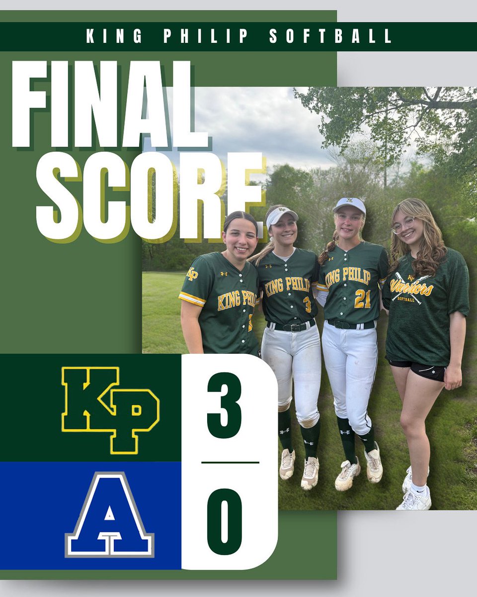 Coach Kate (@kphssoftball) on Twitter photo SENIOR NIGHT DUB!
The Warriors took care of business tonight with a 3-0 win over Attleboro on Senior Night!
A special shoutout to our seniors—Lucy, Liv, Allie, and Shelby. Thank you for everything you’ve poured into this program. We’re so proud to celebrate you! <a href="/HockomockSports/">HockomockSports</a> SENIOR NIGHT DUB!
The Warriors took care of business tonight with a 3-0 win over Attleboro on Senior Night!
A special shoutout to our seniors—Lucy, Liv, Allie, and Shelby. Thank you for everything you’ve poured into this program. We’re so proud to celebrate you! <a href="/HockomockSports/">HockomockSports</a>