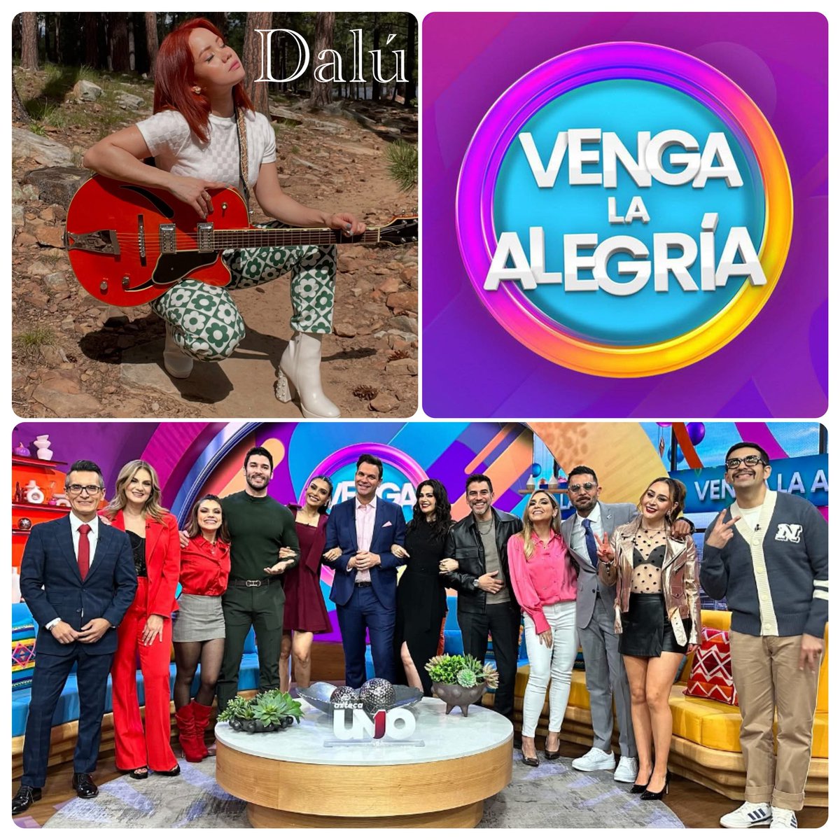 Mañana jueves 12:00 Hrs. <a href="/Dalumusica/">Dalú</a> en vivo en <a href="/VengaLaAlegria/">Venga la Alegría</a> cantando y jugando!