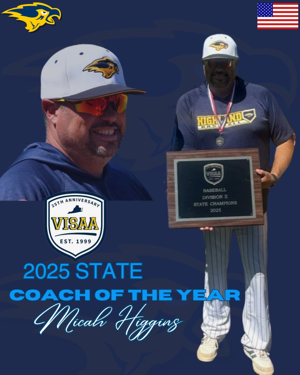 Highland⚾Baseball (@highland_bsbl) on Twitter photo ⚾️<a href="/VISAABaseball/">VISAA Baseball</a> State COY⚾️
Congrats <a href="/Higgy_21/">Micah Higgins</a> !💙💛🩵
<a href="/RichmondBraves/">Richmond Braves</a> <a href="/PrepBaseballVA/">Prep Baseball Virginia/DC</a>
<a href="/GO_VISAA/">VISAA</a> #2025statechamps ⚾️<a href="/VISAABaseball/">VISAA Baseball</a> State COY⚾️
Congrats <a href="/Higgy_21/">Micah Higgins</a> !💙💛🩵
<a href="/RichmondBraves/">Richmond Braves</a> <a href="/PrepBaseballVA/">Prep Baseball Virginia/DC</a>
<a href="/GO_VISAA/">VISAA</a> #2025statechamps