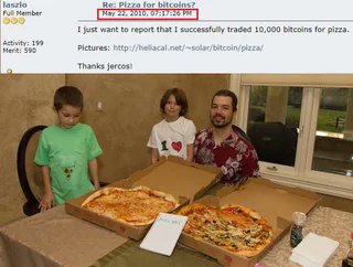 caprioleio's tweet image. Happy Bitcoin Pizza Day! 15 years ago Laszlo spent 10,000 BTC on 2 pizzas. Today that's $1.1B of pizza 🤯