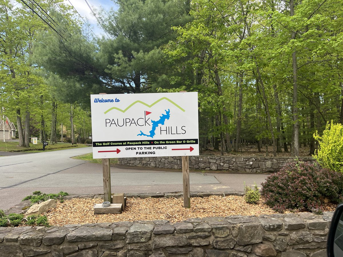 WallyBites's tweet photo. Open for business, enjoyed our round this past weekend.   @PaupackHills https://t.co/QzovFQeRWd