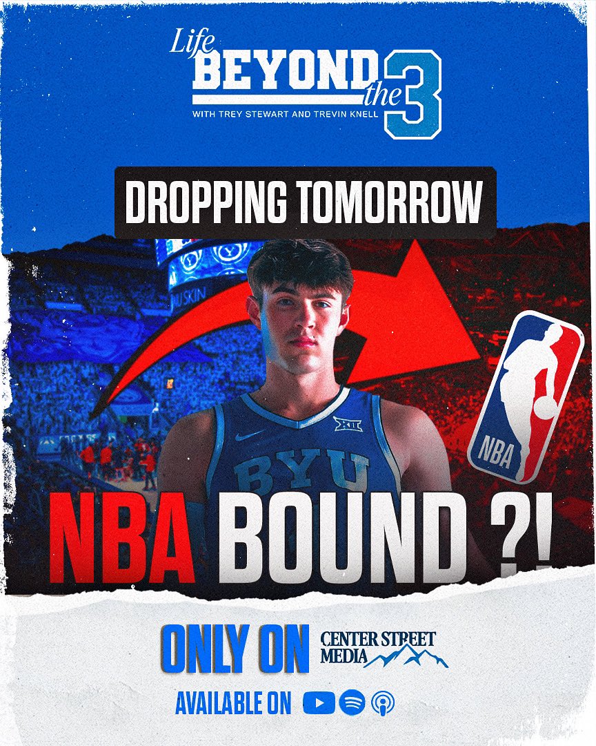 🚨NEW LIFE BEYOND THE 3🚨

<a href="/BrodyKozlowski/">Brody Kozlowski</a> joins <a href="/trevin_knell/">Trevin Knell</a> on the latest episode of Center Street Media’s @byumbb Series 🤙

Post Notifications On 📲