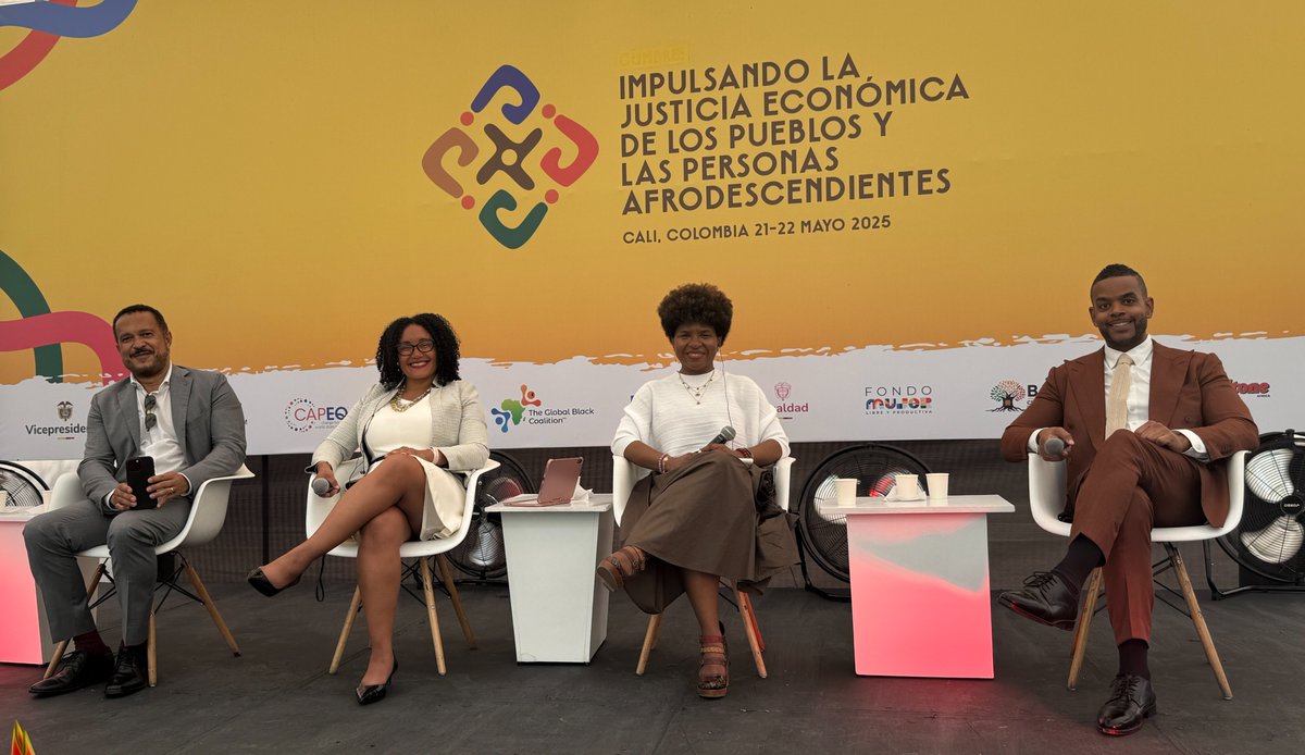 CapEQ (@capeqimpact) on Twitter photo “Yes, let’s support others around us, but let’s also address the structural barriers that actually keep us from growing," says <a href="/tyboyea/">Tynesia Boyea</a> at the global panel she moderated at #AfroColombianSummit.
Thanks <a href="/ViceColombia/">Vicepresidencia Colombia</a> and <a href="/GBEF_/">Global Black Economic Forum</a> for including CapEQ in this crucial discussion. “Yes, let’s support others around us, but let’s also address the structural barriers that actually keep us from growing," says <a href="/tyboyea/">Tynesia Boyea</a> at the global panel she moderated at #AfroColombianSummit.
Thanks <a href="/ViceColombia/">Vicepresidencia Colombia</a> and <a href="/GBEF_/">Global Black Economic Forum</a> for including CapEQ in this crucial discussion.