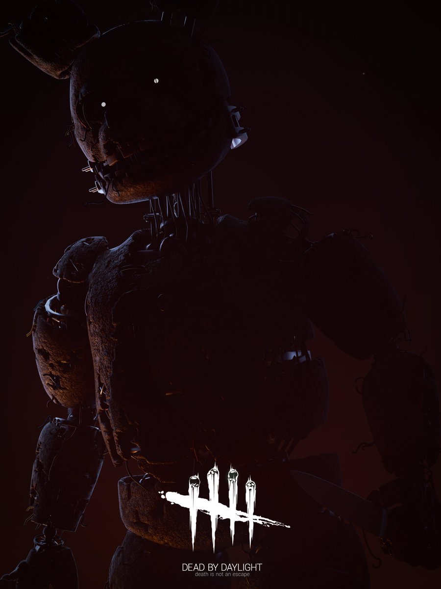 #DeadbyDaylight #FNAF #SpringTrap #3DArt