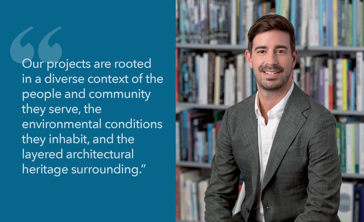 Meet Associate Principal Ben Bye! For over 10 years, Ben has designed major projects at CO that support collaboration and academic exploration. Learn about what inspires him here: bit.ly/4k812a8