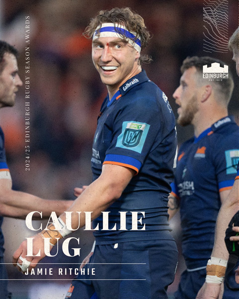 For his commitment to the jersey 👕

Jamie Ritchie picks up the Caullie Lug after putting in over a decade of service for his hometown club 🏰