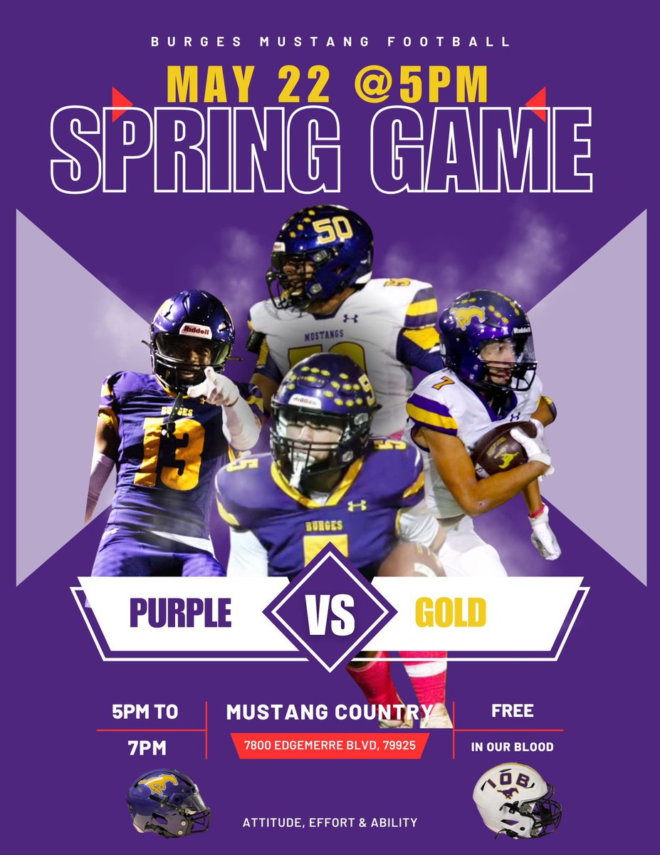Bernie Luna (@coachbernieluna) on Twitter photo Join us tomorrow at 5pm.
<a href="/kmericks1/">BurgesHS_KErickson</a> <a href="/jason_yturralde/">Jason Yturralde</a> <a href="/Burges_Mustangs/">Burges_Mustangs</a> <a href="/BurgesMustang/">Burges Mustangs</a> <a href="/Fchavezeptimes/">Felix Chavez</a> <a href="/EPISDathletics/">EPISD ATHLETICS</a> <a href="/915Preps_FB/">EP_Preps</a> <a href="/CoachAdrian6607/">Adrian Herrera</a> @Mr_Olivas22 Join us tomorrow at 5pm.
<a href="/kmericks1/">BurgesHS_KErickson</a> <a href="/jason_yturralde/">Jason Yturralde</a> <a href="/Burges_Mustangs/">Burges_Mustangs</a> <a href="/BurgesMustang/">Burges Mustangs</a> <a href="/Fchavezeptimes/">Felix Chavez</a> <a href="/EPISDathletics/">EPISD ATHLETICS</a> <a href="/915Preps_FB/">EP_Preps</a> <a href="/CoachAdrian6607/">Adrian Herrera</a> @Mr_Olivas22