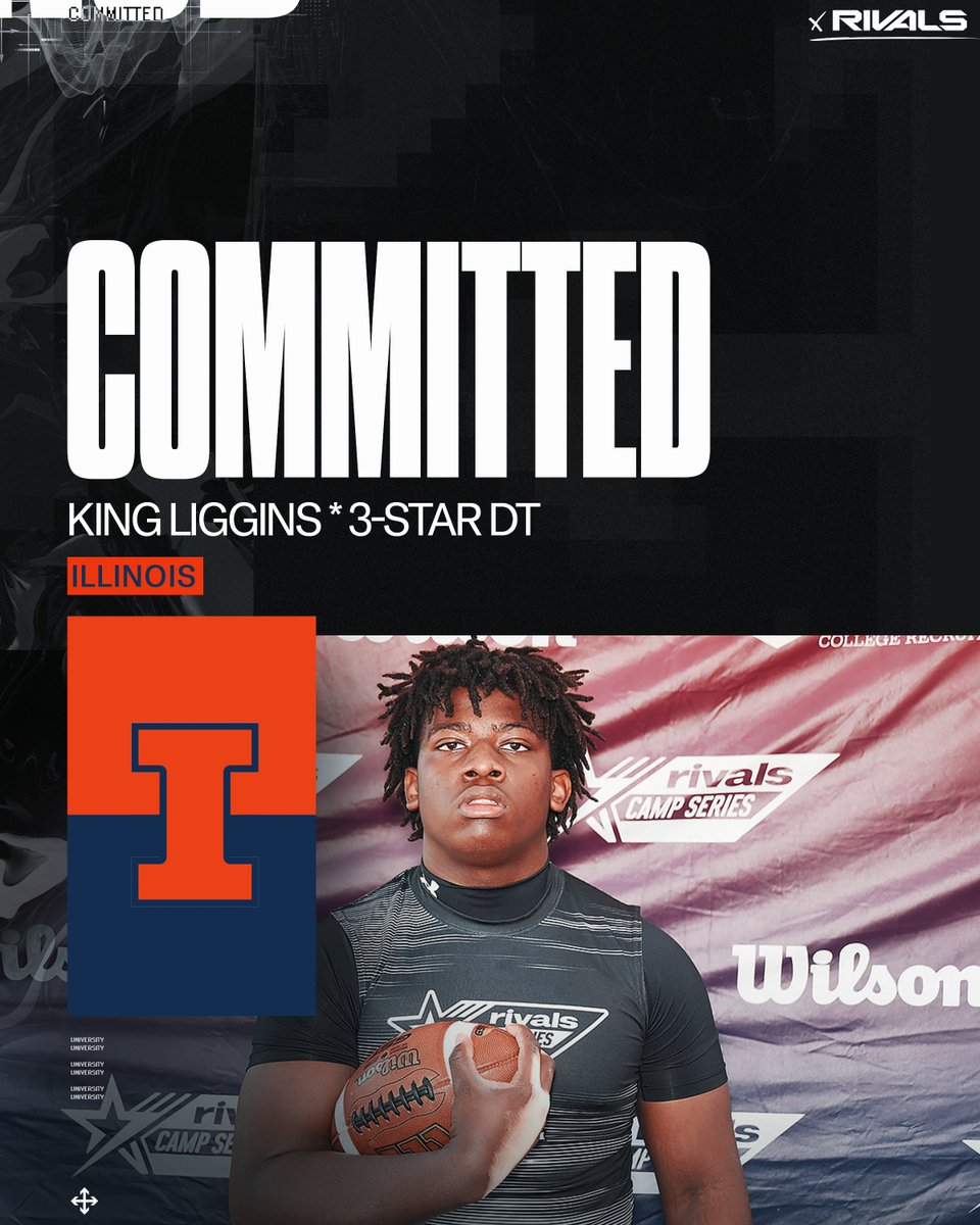 JUST IN: King Liggins is staying home. The three-star defensive tackle detailed why Illinois was the pick and more <a href="/Rivals/">Rivals</a>