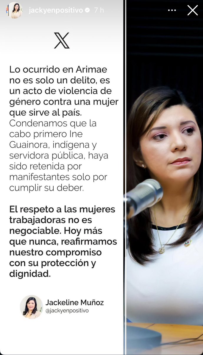 Comparto 100% el mensaje de la Ministra ⁦<a href="/Jackyenpositivo/">Jackeline Muñoz</a>⁩