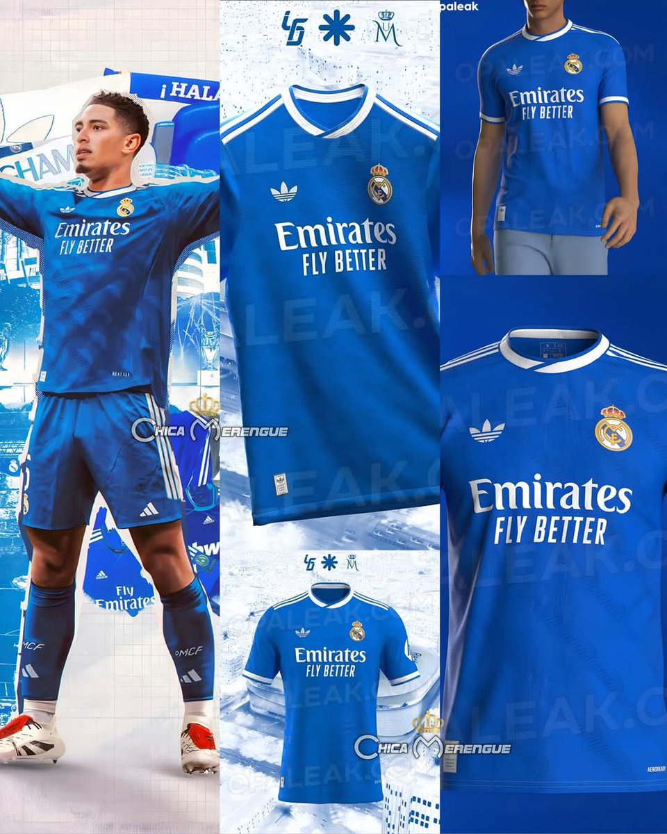 AdriRM33's tweet image. 🚨 La tercera equipación del Real Madrid 2025/2026 😍