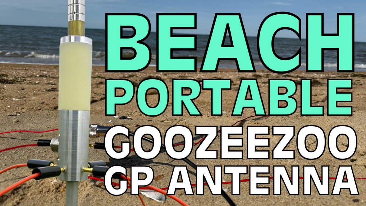 Ham Radio HF Beach Portable with a GOOZEEZOO GP Antenna youtu.be/TKeIoKe-JoA?si… via <a href="/YouTube/">YouTube</a> #hamradio #portablehamradio