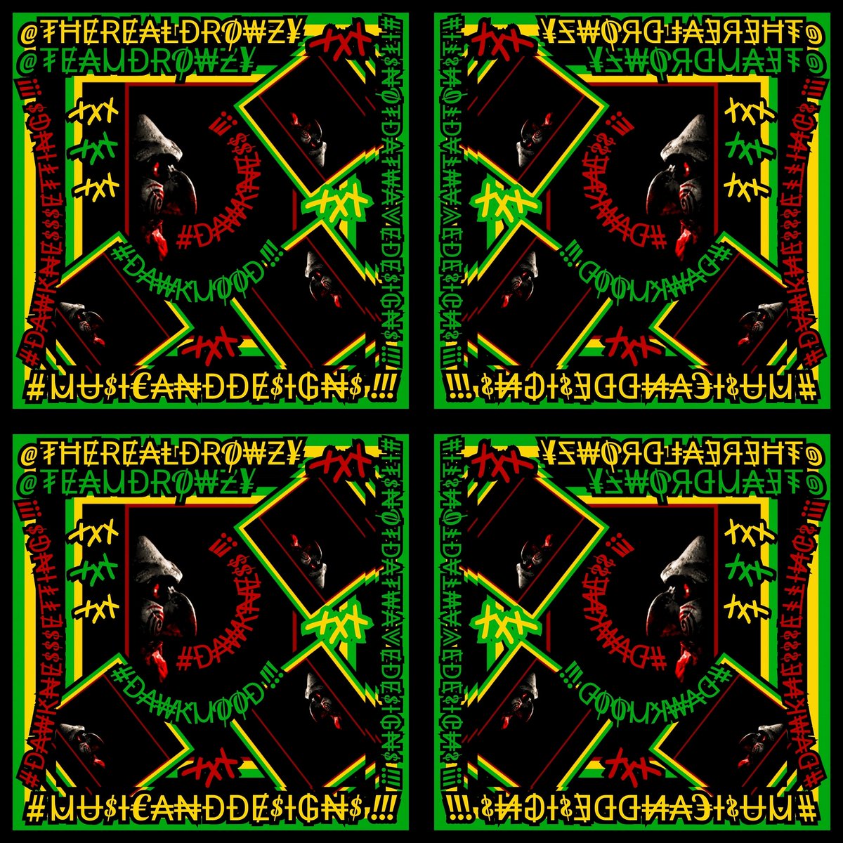 TheRealDrowzy's tweet photo. New Design's 🇯🇲👺🇯🇲 #DawkMood👺 #Dawkness❌ #DawknessSettings👺 #MusicAndDesigns #ItsNotDatWaveDesigns🌊 @TeamDrowzy 🎶🎨🇯🇲👺🇯🇲🎯💯 https://t.co/Lpd4RMuH3u