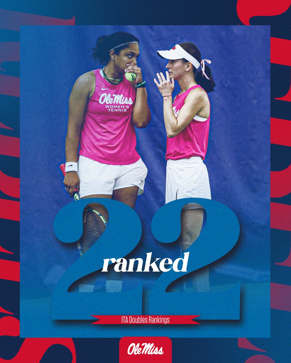 Final rankings of the season 🤫 The dynamic duo closes their Ole Miss career with their highest career doubles ranking!  

#GoPokes | <a href="/ITA_Tennis/">ITA</a>