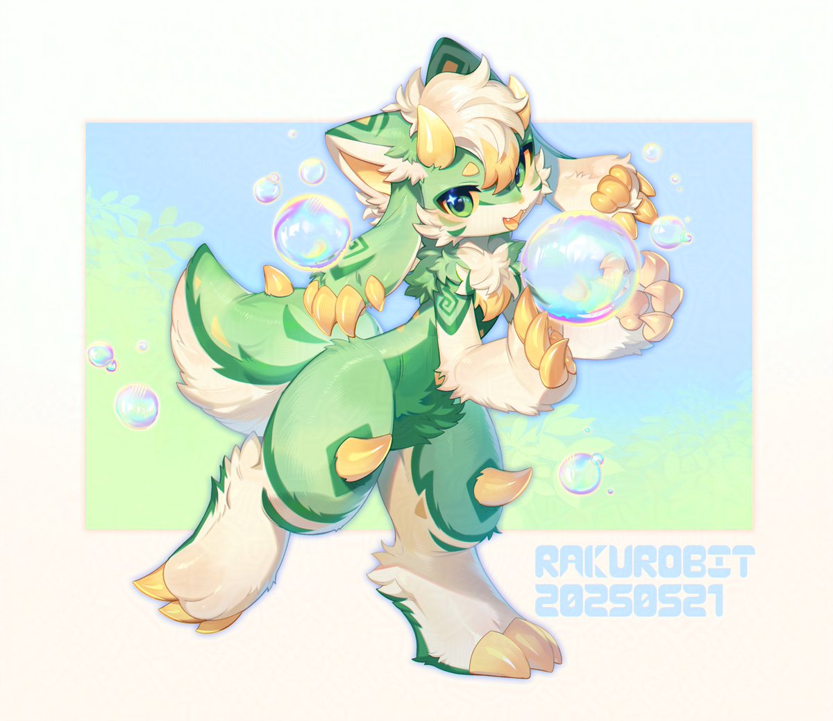 It’s getting hot… let’s play with bubbles! 🫧💚✨