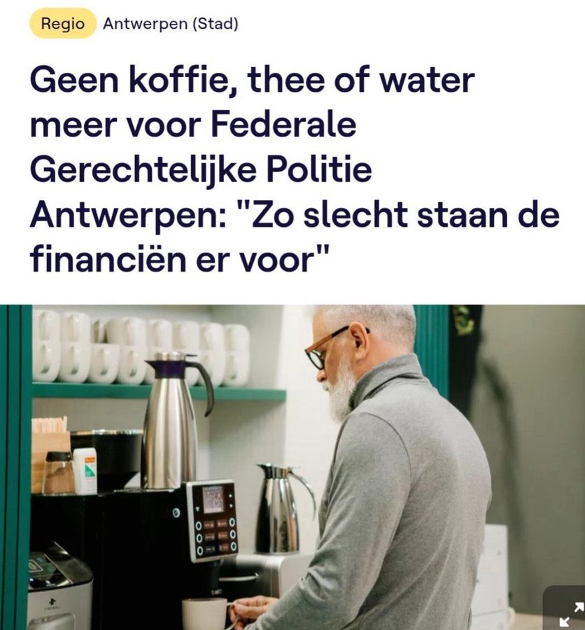 Ga een fles lenen bij het parlement anders.