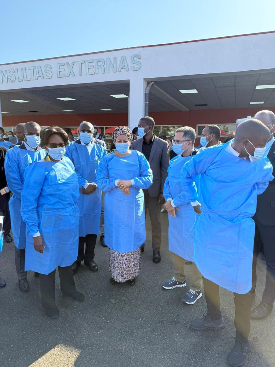 Amina J Mohammed (@aminajmohammed) on Twitter photo At Benguela General Hospital, I saw the toll of Angola’s cholera outbreak on children — putting more than 1.3 million at risk.
The <a href="/UN/">United Nations</a> is here, working hand in hand with local authorities to strengthen health care systems, and protect communities through hygiene and prevention. At Benguela General Hospital, I saw the toll of Angola’s cholera outbreak on children — putting more than 1.3 million at risk.
The <a href="/UN/">United Nations</a> is here, working hand in hand with local authorities to strengthen health care systems, and protect communities through hygiene and prevention.