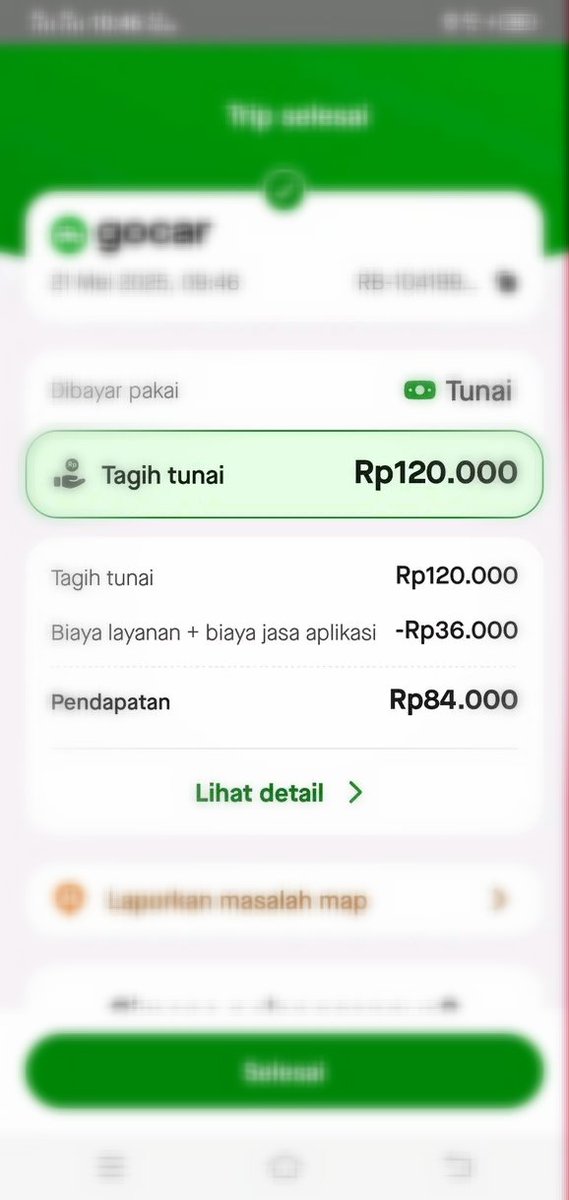 AsGhandi79233's tweet photo. @TidurBeruang1 penumpang bayar 120k, ptongan di ambil gojek 36k, driver terima net 86k.. berapa ℅ kira2 yg di potong gojek.. https://t.co/rCjerGpB3n
