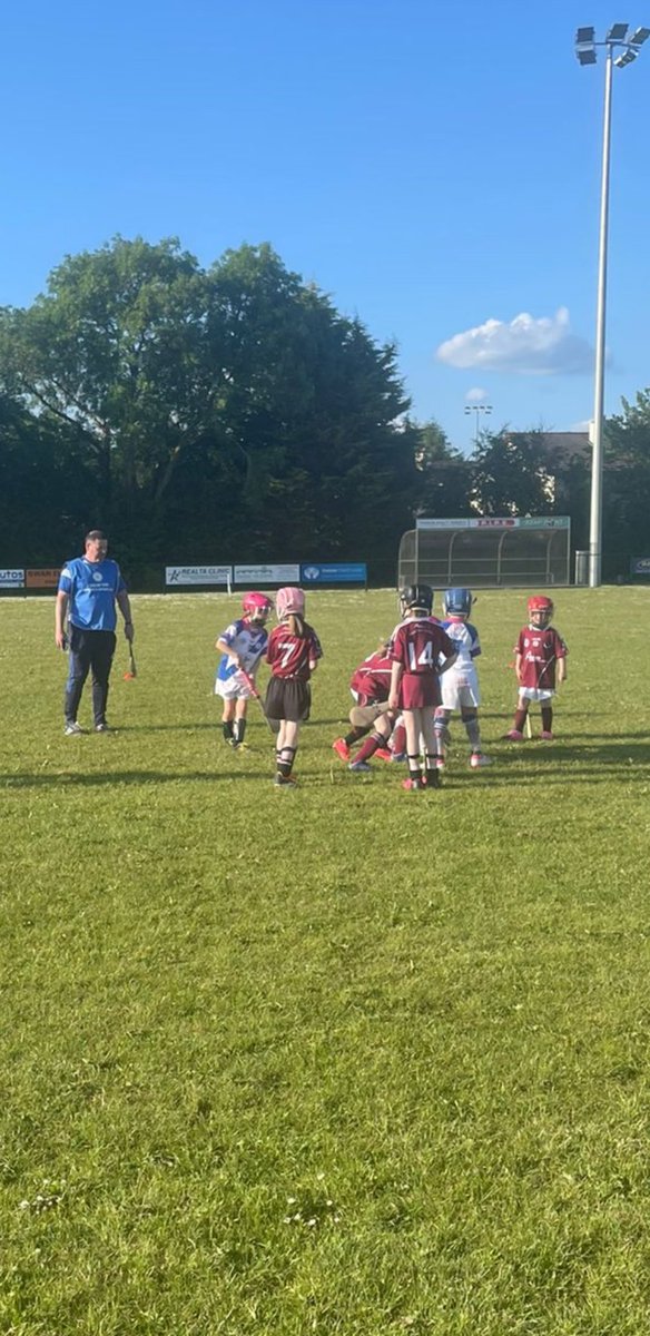 Our fantastic under 8 camógs hosted Go Games this evening in glorious sunshine. Fielding three teams our Little Puckers produced performances to match the marvelous weather. Well done to all concerned.