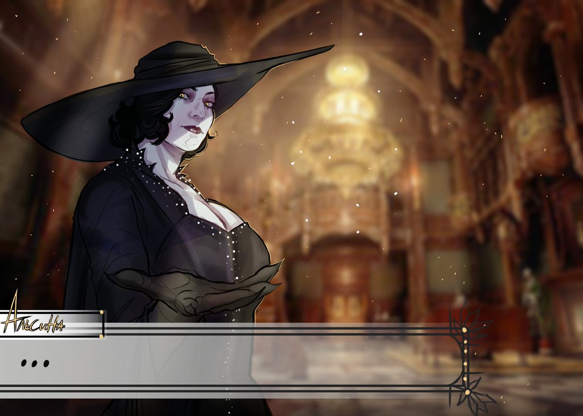 "dance with me?" #LadyDimetrescu #re8 #re8fanart #alcinadimitrescu #ResidentEvilVillage #ResidentEvil