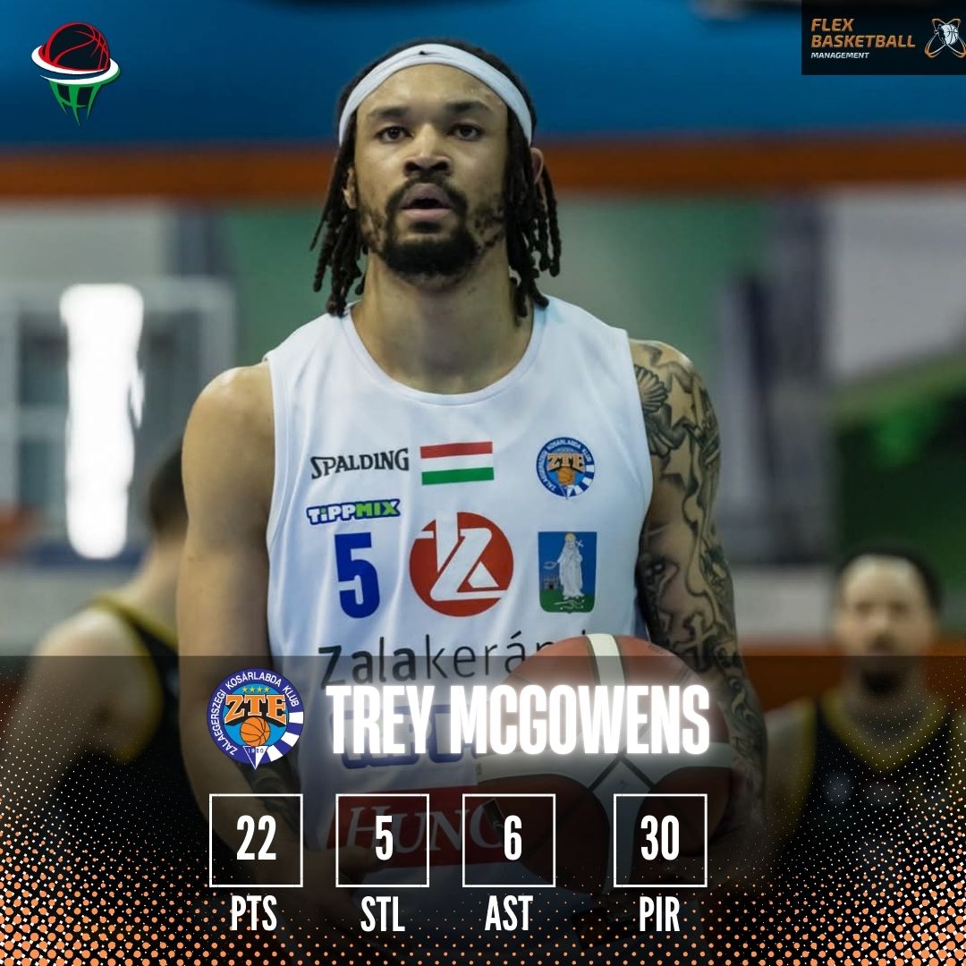 Flex Basketball Management (@flexbball) on Twitter photo Welcome to <a href="/Trey5mac_/">Trey McGowens 3rd</a> show ! The US athletic guard put on a big performance in Zalakerámia ZTE KK win over Atomerőmű SE férfi kosárlabda in Hungary for the silver medal games. Trey filled up the stats sheet and finished with a game high PIR 30 🔥 Welcome to <a href="/Trey5mac_/">Trey McGowens 3rd</a> show ! The US athletic guard put on a big performance in Zalakerámia ZTE KK win over Atomerőmű SE férfi kosárlabda in Hungary for the silver medal games. Trey filled up the stats sheet and finished with a game high PIR 30 🔥