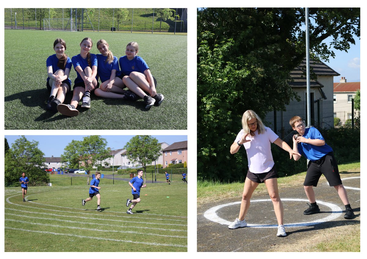 clydebankhigh's tweet image. 🏃‍♂️☀️ A perfect sunny day for our School Sports Day! Pupils showed amazing spirit and skill in the 600m &amp;amp; 800m races, shot put, high jump, and long jump. Proud of everyone who competed and cheered — what a day! 🏅🎉 #SchoolSportsDay #TeamSpirit #Athletics