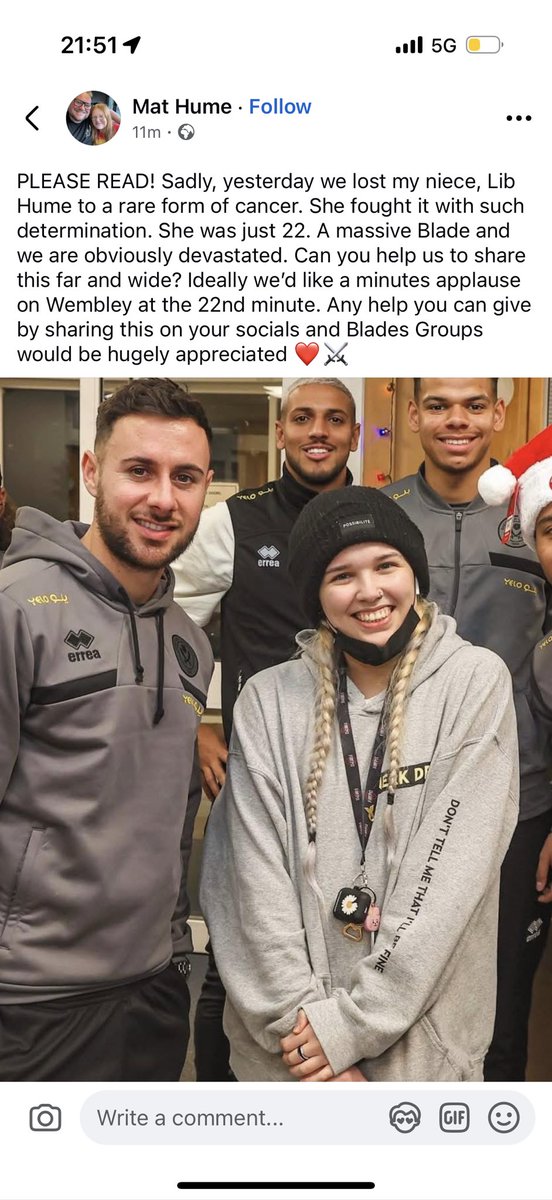 For one of my closest mates and lovely family do your thing Bladesmen (and Sunderland fans) 🕊️ ❤️ #sufc #safc #twitterblades #22 <a href="/OllyHume/">Hume</a> ❤️❤️