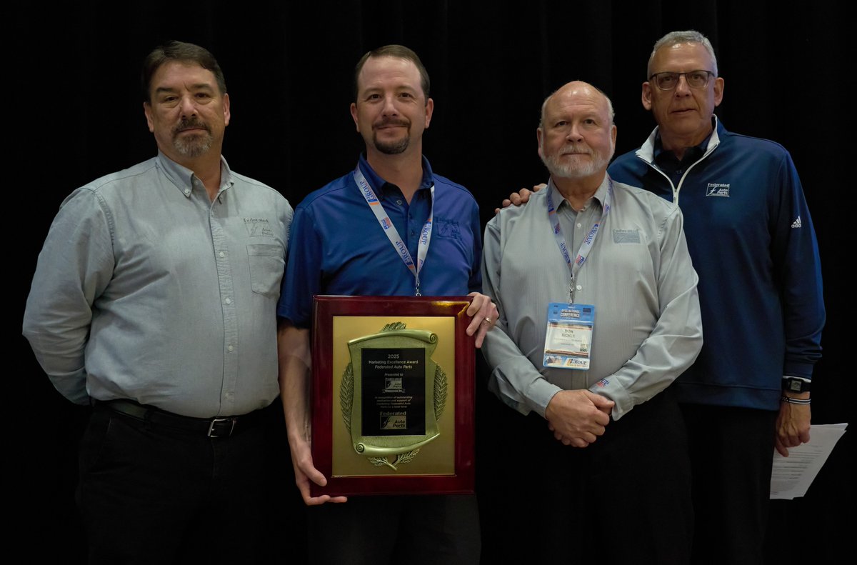 Federated Auto Parts (@federatedap) on Twitter photo Marketing Excellence Award
Warehouse Inc. of Hays, Kansas was recently recognized with the Federated Marketing Excellence Award for demonstrating consistent excellence in their marketing activities and providing support for other members where possible.
<a href="/SWSUPPLY1/">S&W SUPPLY</a> Marketing Excellence Award
Warehouse Inc. of Hays, Kansas was recently recognized with the Federated Marketing Excellence Award for demonstrating consistent excellence in their marketing activities and providing support for other members where possible.
<a href="/SWSUPPLY1/">S&W SUPPLY</a>