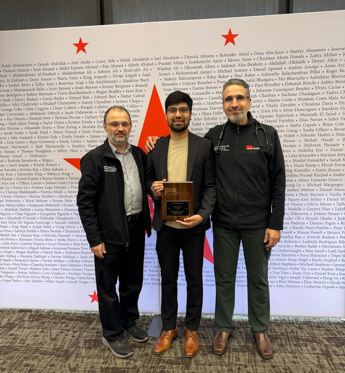 Congratulations to our star,Dr Ravi Thakker, on being named UTMB’s Fellow of the Year! A well-deserved honor recognizing his outstanding dedication, clinical excellence, and leadership. We’re proud to have him on ⁦<a href="/utmbcardiology/">UTMB Cardiology</a>⁩ team
⁦<a href="/utmbhealth/">UTMB Health</a>⁩