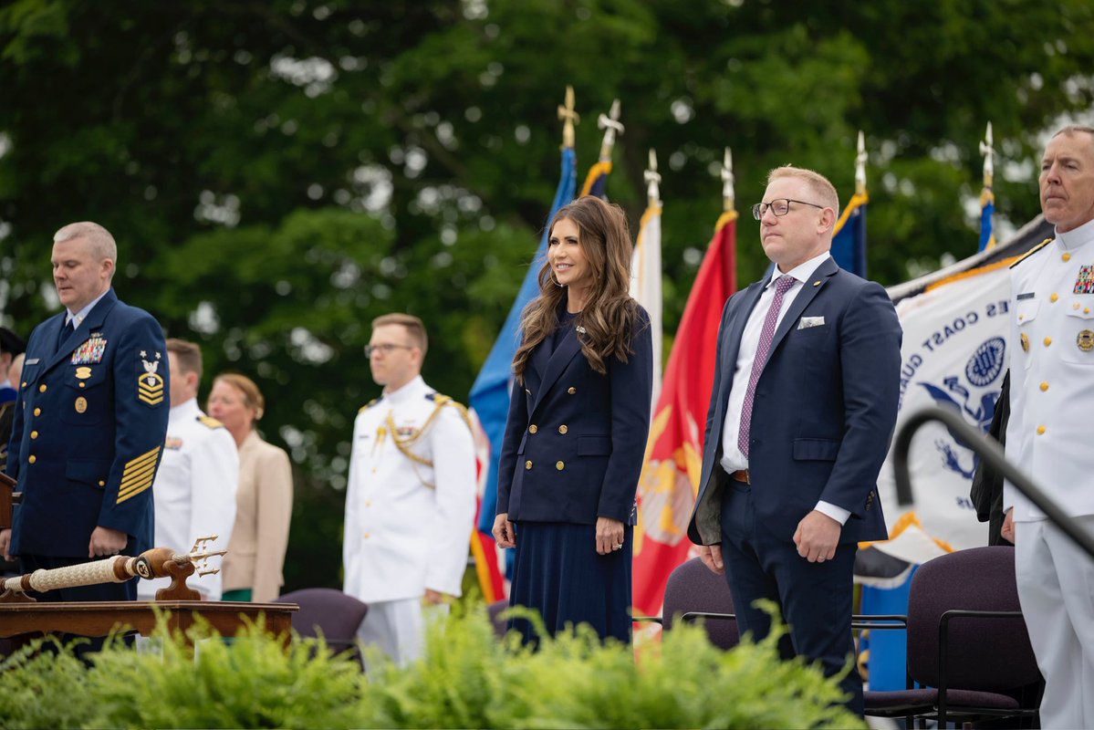 Secretary Kristi Noem (@sec_noem) on Twitter photo Congratulations to the <a href="/USCG/">U.S. Coast Guard</a> Academy graduating class.
Under <a href="/POTUS/">President Donald J. Trump</a>, a new chapter for Americaās Coast Guard, one like we have never seen, begins now.
Ā
Force Design 2028 will revolutionize the Coast Guard to focus on: People, Organization, Acquisition and Contracting, and Congratulations to the <a href="/USCG/">U.S. Coast Guard</a> Academy graduating class.
Under <a href="/POTUS/">President Donald J. Trump</a>, a new chapter for Americaās Coast Guard, one like we have never seen, begins now.
Ā
Force Design 2028 will revolutionize the Coast Guard to focus on: People, Organization, Acquisition and Contracting, and