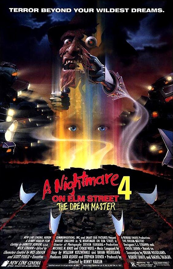 FreddyKruegerDB's tweet image. A Nightmare on Elm Street 4: The Dream Master (1988)
Poster is badass.