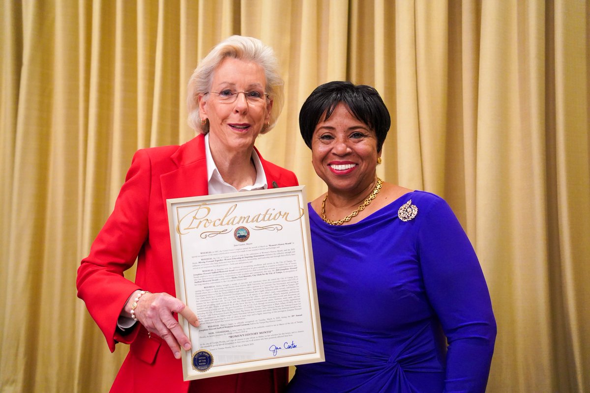 History made! Shirley Fox-Knowles is now the longest-serving City Clerk in Tampa’s history - 22 years &amp; counting! Her dedication, integrity &amp; institutional knowledge help keep our city running smoothly behind the scenes. Join us in congratulating her on this incredible milestone.