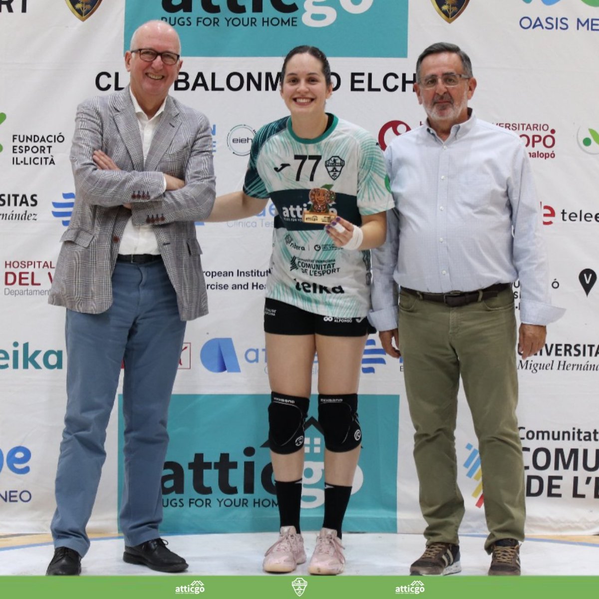 Atticgo Balonmano Elche (@cbm_elche) on Twitter photo 🟢 MVP #GuerreraIberdrola | Cuartos de final | <a href="/IberdrolaDHF/">Liga Guerreras Iberdrola</a> | Kelly Rosa 🌟
🟢 MVP #Atticgo | Semifinal | Ida | <a href="/IberdrolaDHF/">Liga Guerreras Iberdrola</a> | Kelly Rosa 🌟
🟩 ¡Nuestra lateral izquierdo #AtticgoBMElche está on fire! 🔥 🟢 MVP #GuerreraIberdrola | Cuartos de final | <a href="/IberdrolaDHF/">Liga Guerreras Iberdrola</a> | Kelly Rosa 🌟
🟢 MVP #Atticgo | Semifinal | Ida | <a href="/IberdrolaDHF/">Liga Guerreras Iberdrola</a> | Kelly Rosa 🌟
🟩 ¡Nuestra lateral izquierdo #AtticgoBMElche está on fire! 🔥